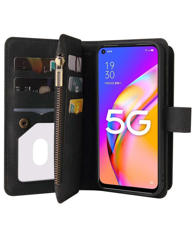 Housse portefeuille Oppo A54 5G / A74 5G à lanière