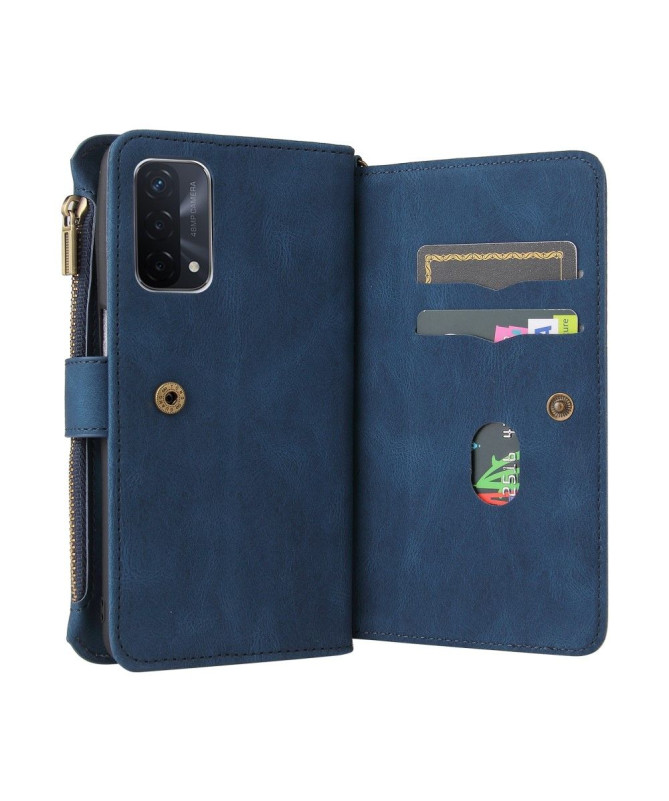 Housse portefeuille Oppo A54 5G / A74 5G à lanière