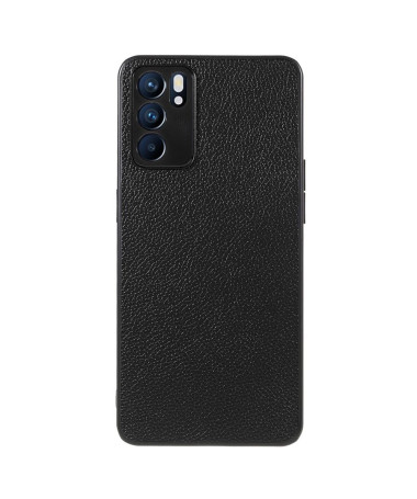 Coque Oppo Reno 6 5G cuir grainé