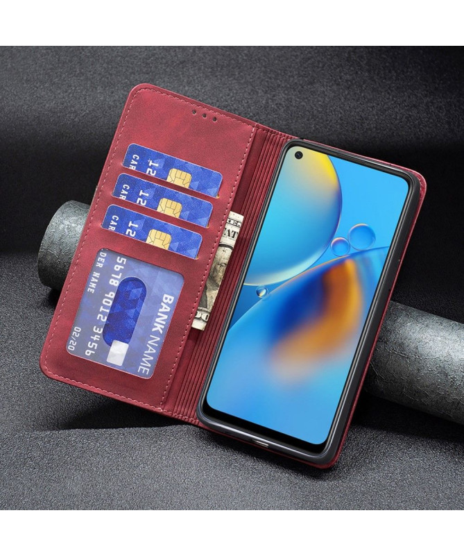 Housse Oppo A74 4G BINFEN COLOR flip simili cuir