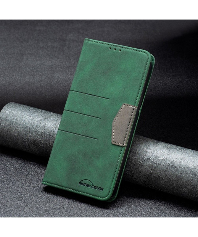 Housse Oppo A74 4G BINFEN COLOR flip simili cuir