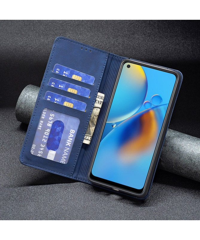 Housse Oppo A74 4G BINFEN COLOR flip simili cuir