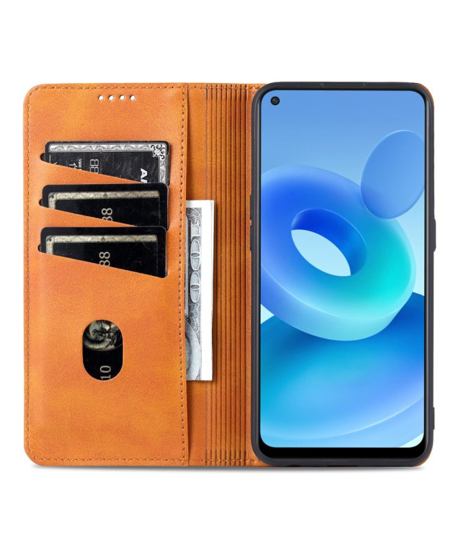 Étui Oppo A74 4G portefeuille AZNS simili cuir