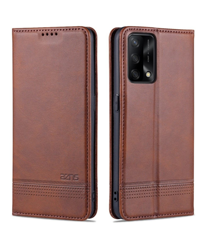 Étui Oppo A74 4G portefeuille AZNS simili cuir