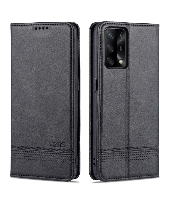 Étui Oppo A74 4G portefeuille AZNS simili cuir