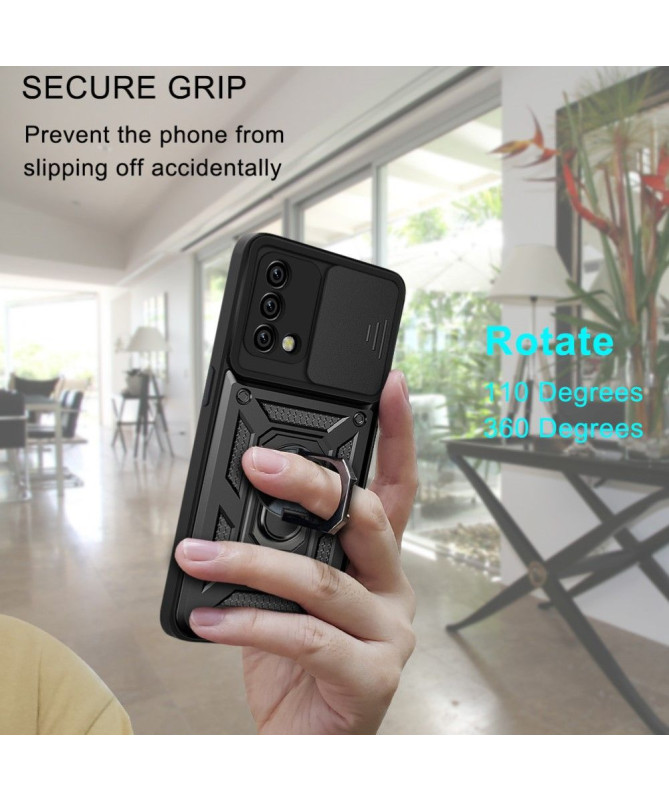 Coque Oppo A74 4G Camera Slide Fonction Support