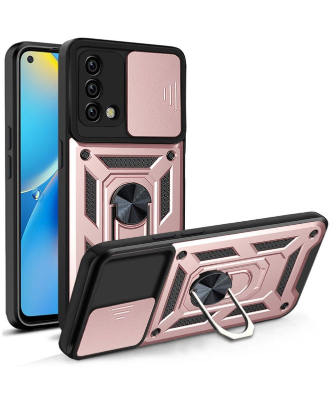 Coque Oppo A74 4G Camera Slide Fonction Support
