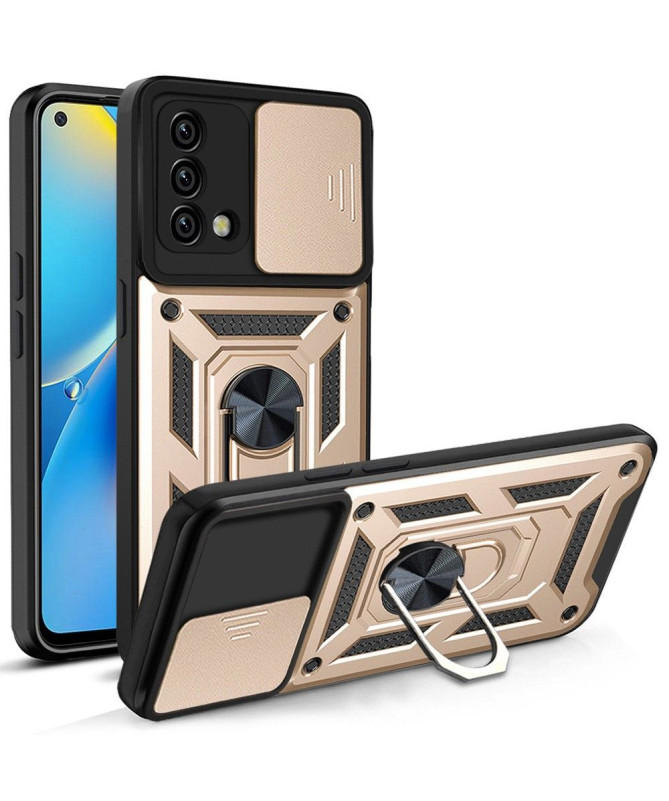 Coque Oppo A74 4G Camera Slide Fonction Support