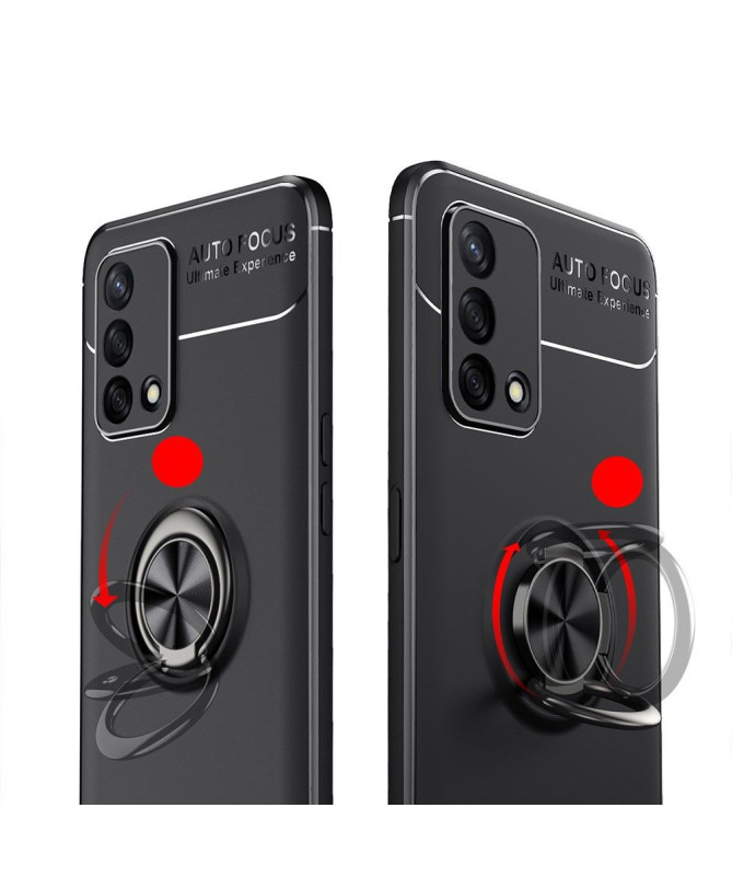 Coque Oppo A74 4G silicone avec support rotatif