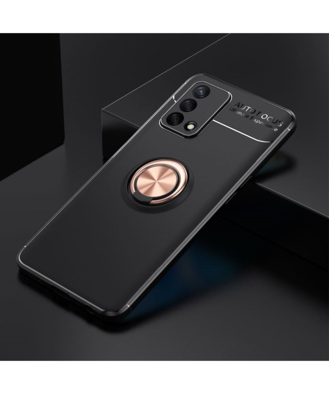Coque Oppo A74 4G silicone avec support rotatif