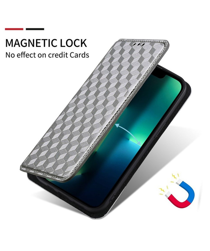 Housse Oppo Reno 4 Z 5G flip cover design géométrie