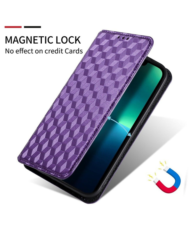 Housse Oppo Reno 4 Z 5G flip cover design géométrie