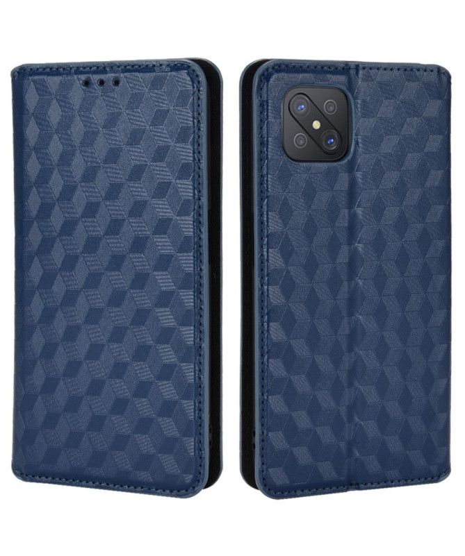 Housse Oppo Reno 4 Z 5G flip cover design géométrie