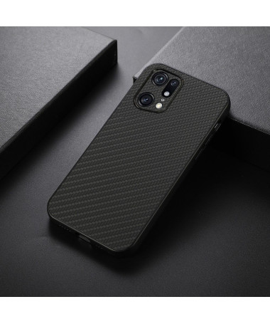 Coque Oppo Find X5 Pro Style Fibre de Carbone