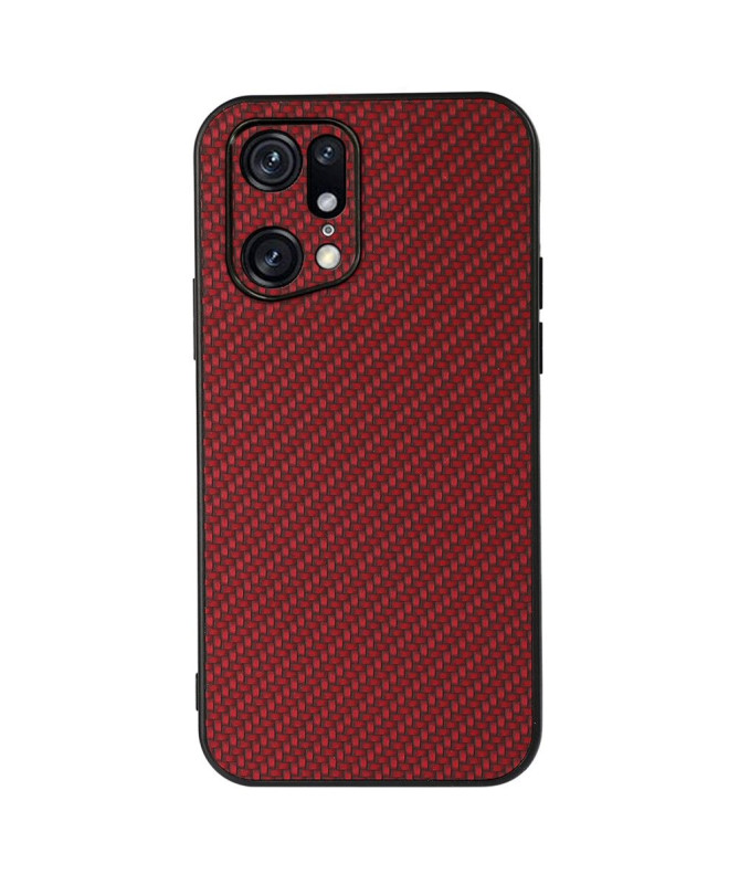 Coque Oppo Find X5 Pro Style Fibre de Carbone