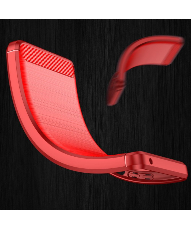Coque Oppo Find X5 effet brossé silicone