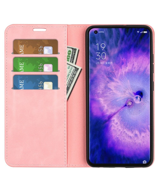 Étui Oppo Find X5 simili cuir fonction stand