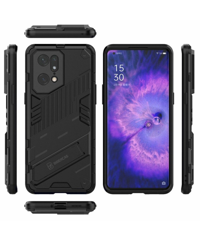 Coque Oppo Find X5 Pro Hybride avec Fonction Support
