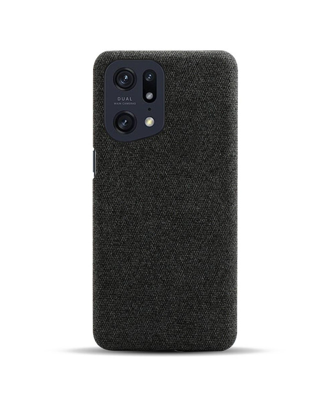 Coque Oppo Find X5 Pro revêtement tissu