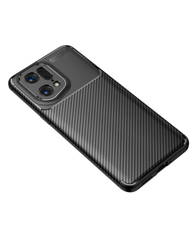 Coque Oppo Find X5 Pro style fibre de carbone