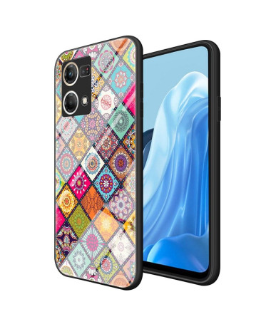 Coque Oppo Reno 7 Kaleidoscope Mandala avec support