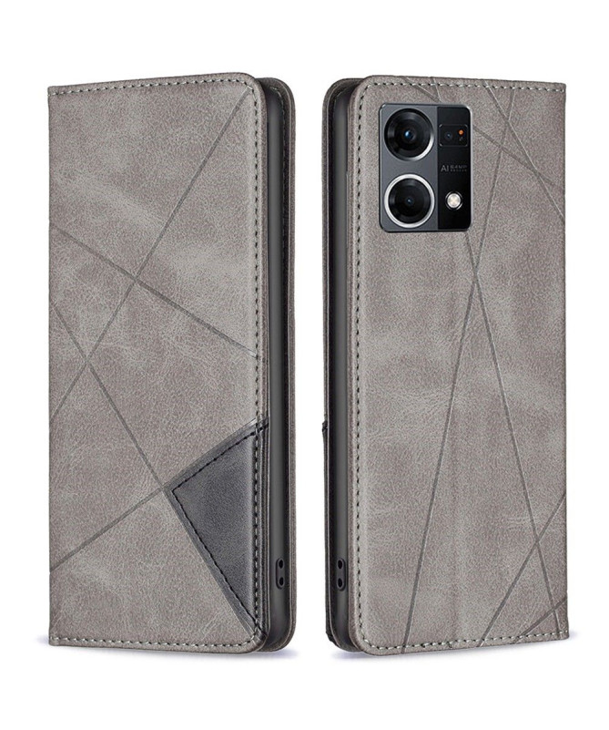 Housse Oppo Reno 7 BINFEN Style Cuir Series-1