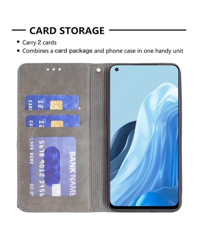 Housse Oppo Reno 7 BINFEN Style Cuir Series-1