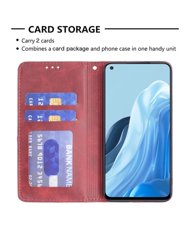 Housse Oppo Reno 7 BINFEN Style Cuir Series-1