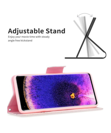 Housse Oppo Reno 7 Girafe avec lunettes