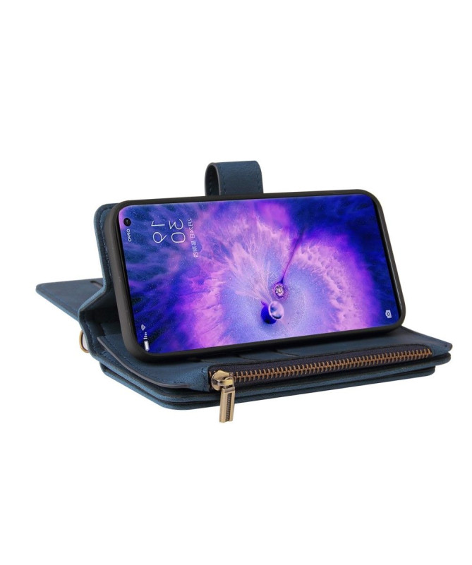 Housse portefeuille Oppo Find X5 Pro à lanière