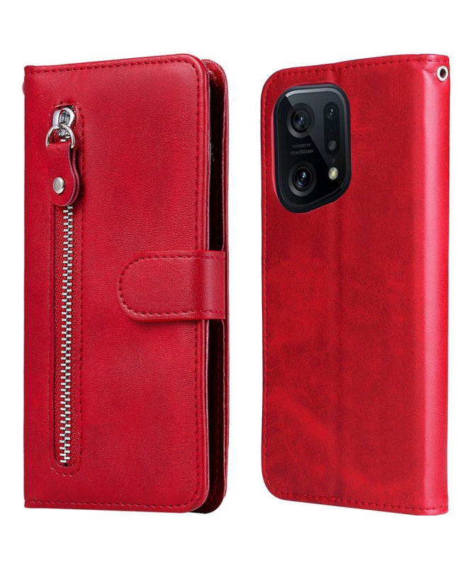 Housse Oppo Find X5 Pro Éléna Portefeuille