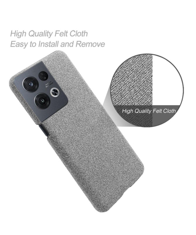 Coque Oppo Reno 8 revêtement tissu