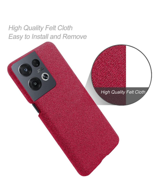 Coque Oppo Reno 8 revêtement tissu