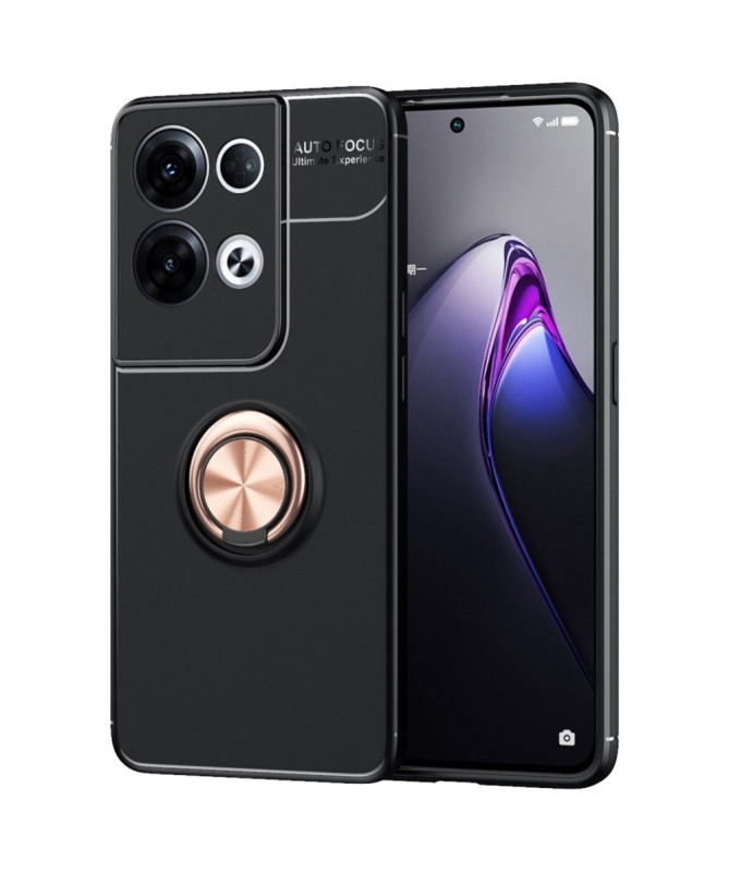 Coque Oppo Reno 8 Pro silicone avec support rotatif