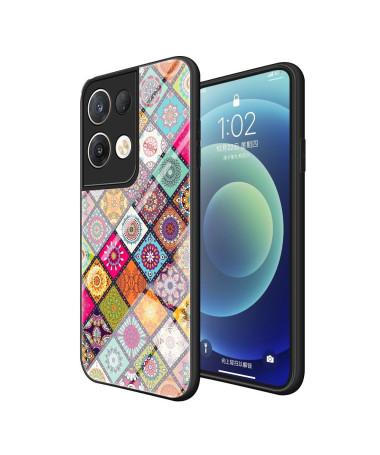 Coque Oppo Reno 8 Pro Kaleidoscope Mandala avec support