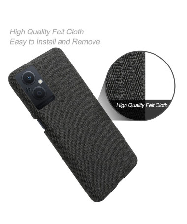 Coque Oppo Reno 8 Lite revêtement tissu