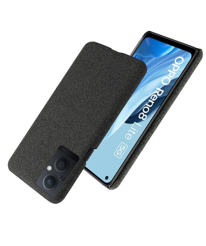Coque Oppo Reno 8 Lite revêtement tissu