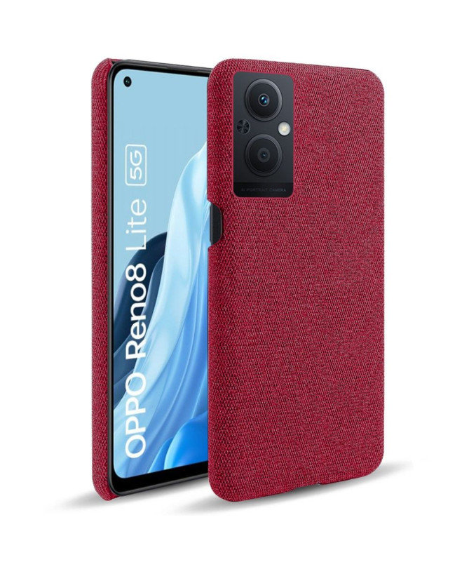 Coque Oppo Reno 8 Lite revêtement tissu