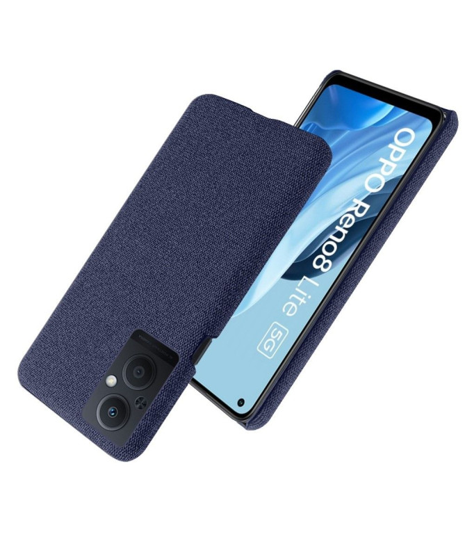 Coque Oppo Reno 8 Lite revêtement tissu