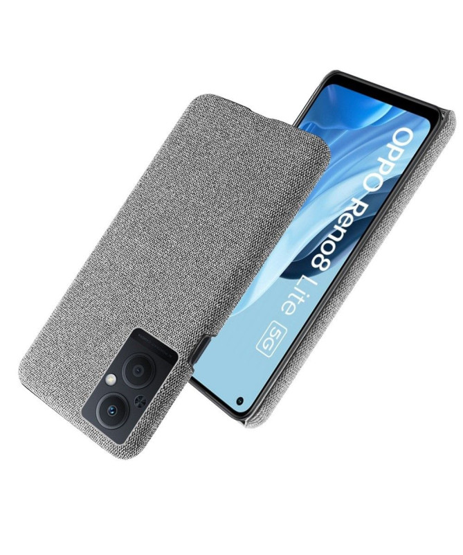 Coque Oppo Reno 8 Lite revêtement tissu