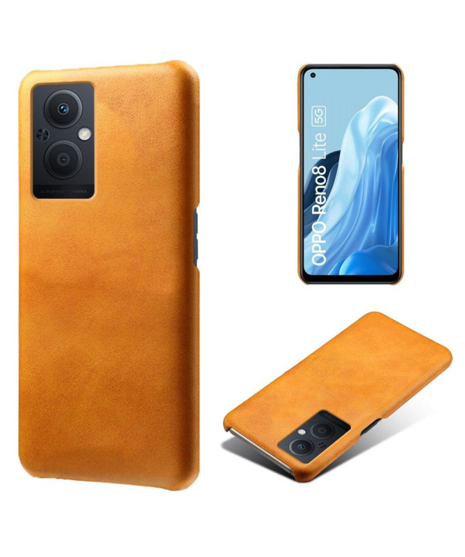 Coque Oppo Reno 8 Lite Simili Cuir Basique