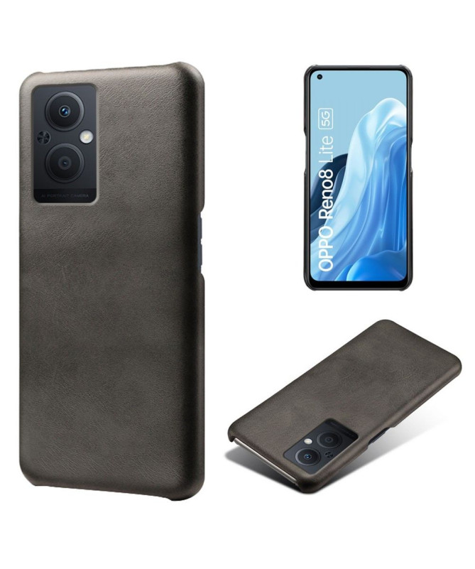 Coque Oppo Reno 8 Lite Simili Cuir Basique