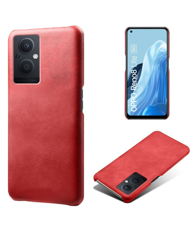 Coque Oppo Reno 8 Lite Simili Cuir Basique