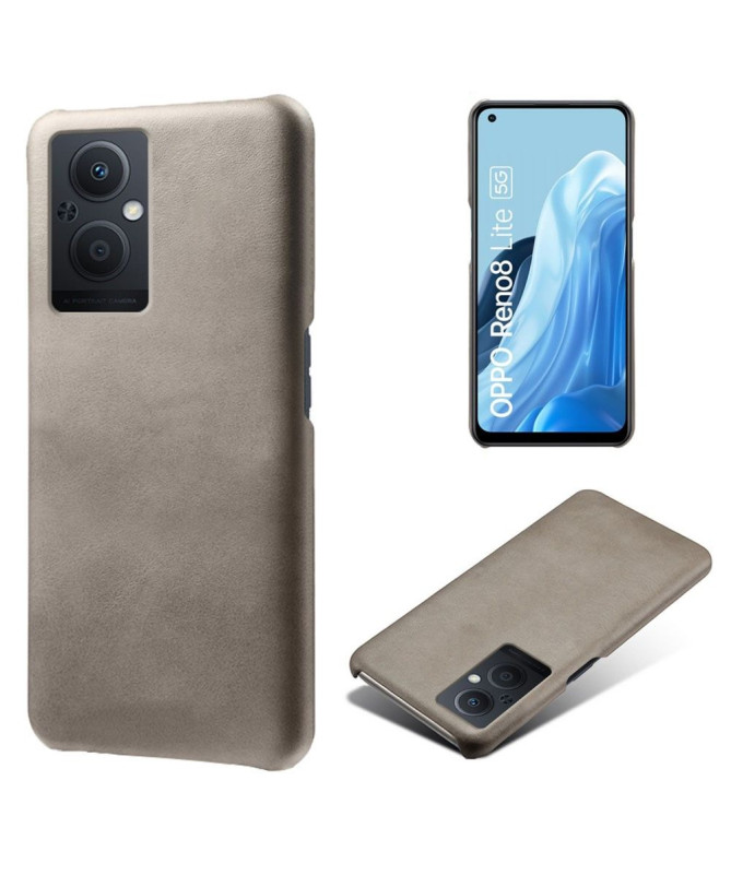 Coque Oppo Reno 8 Lite Simili Cuir Basique