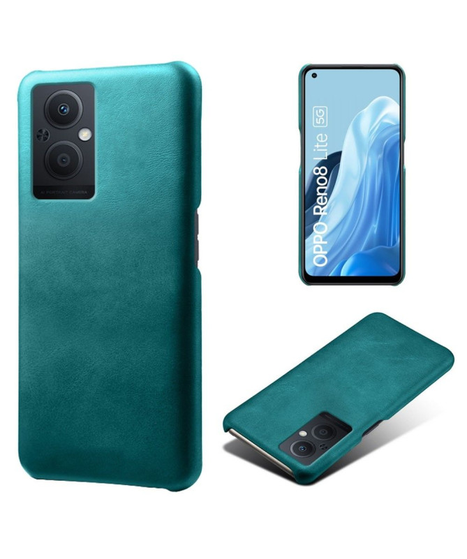 Coque Oppo Reno 8 Lite Simili Cuir Basique