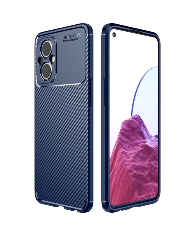 Coque Oppo Reno 8 Lite style fibre de carbone