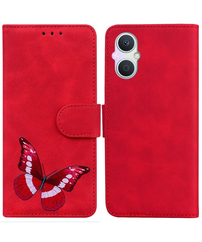 Housse Oppo Reno 8 Lite Protection Papillon Coloré