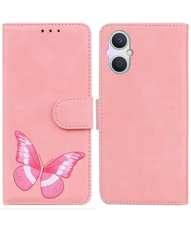 Housse Oppo Reno 8 Lite Protection Papillon Coloré