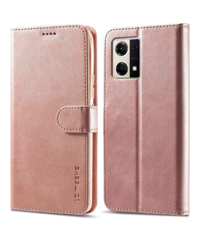 Housse Oppo Reno 8 Effet Cuir LC.IMEEKE