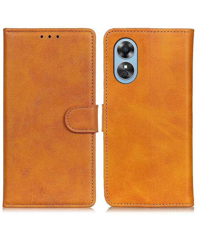 Housse Oppo A17 Marius effet cuir mat